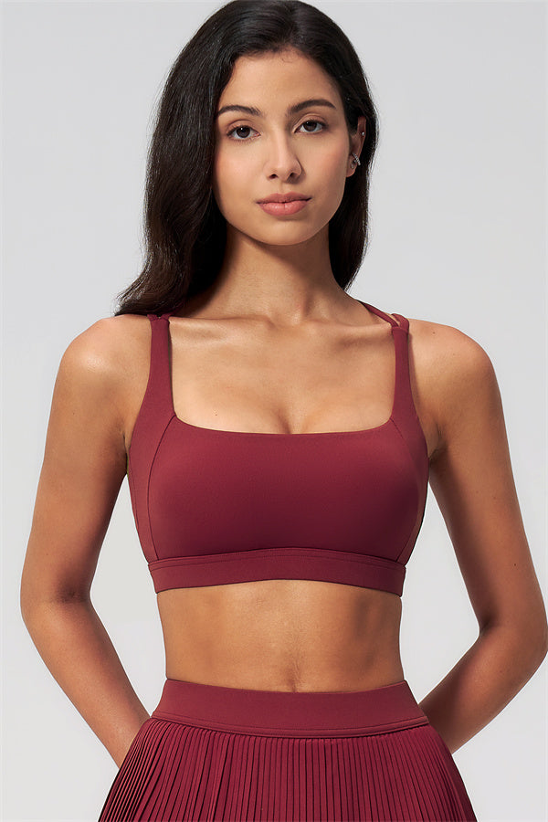 Women's Sports Bra & Tennis Skirt 2-Piece Set — Feminine Athleisure for Every Day