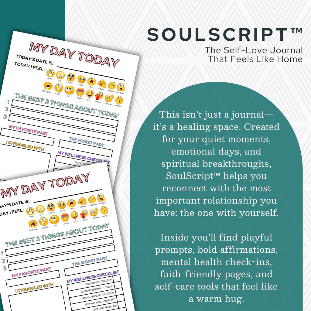 Be Yourself Love Yourself — SoulScript Self-Love Journal