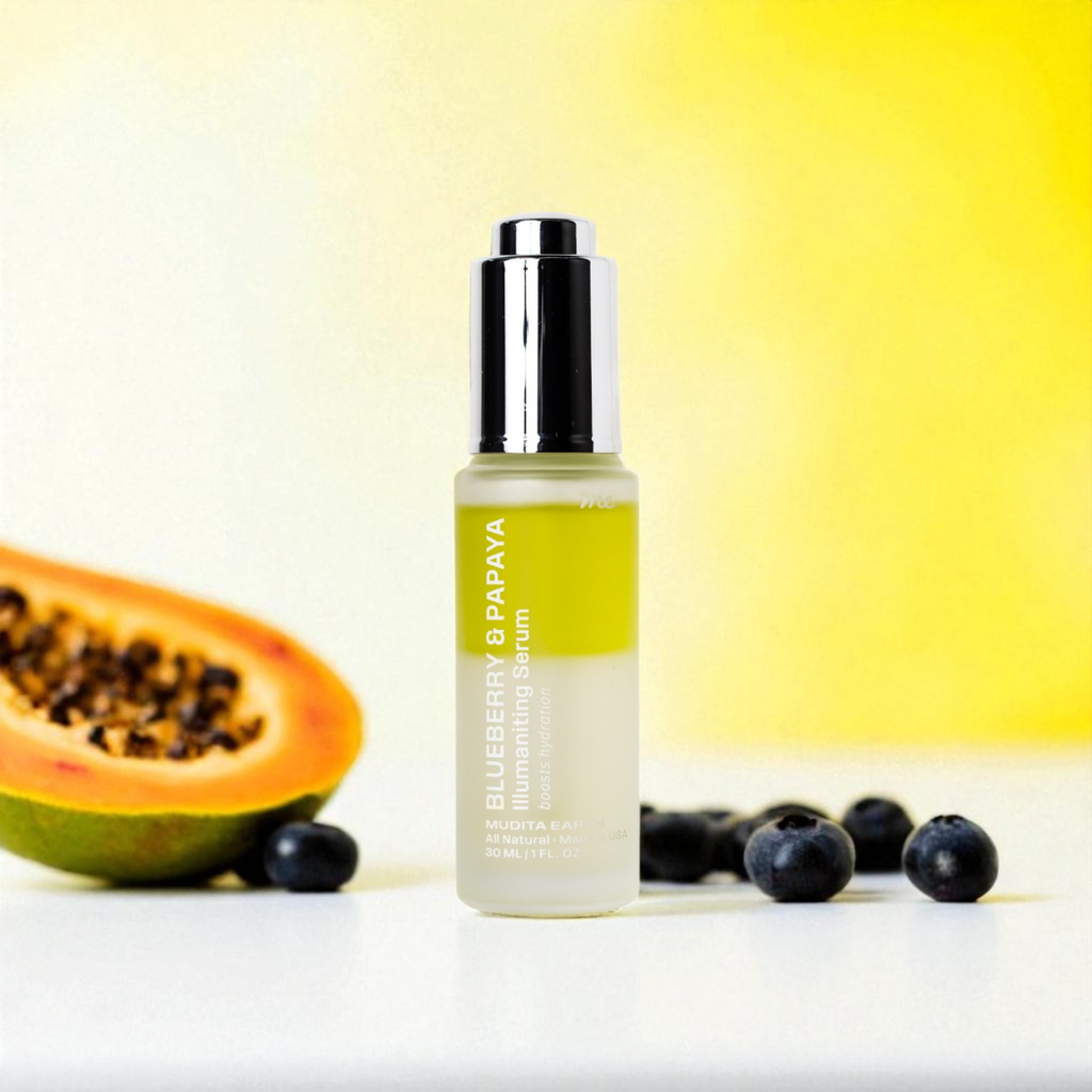 Blueberry & Papaya Face Serum | Mudita Earth