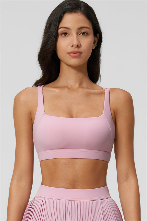 Women's Sports Bra & Tennis Skirt 2-Piece Set — Feminine Athleisure for Every Day