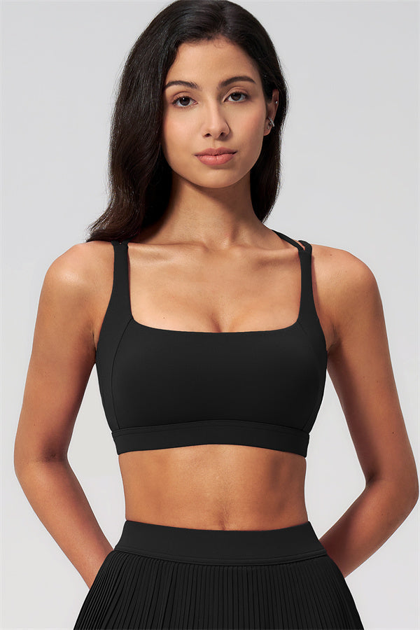 Women's Sports Bra & Tennis Skirt 2-Piece Set — Feminine Athleisure for Every Day