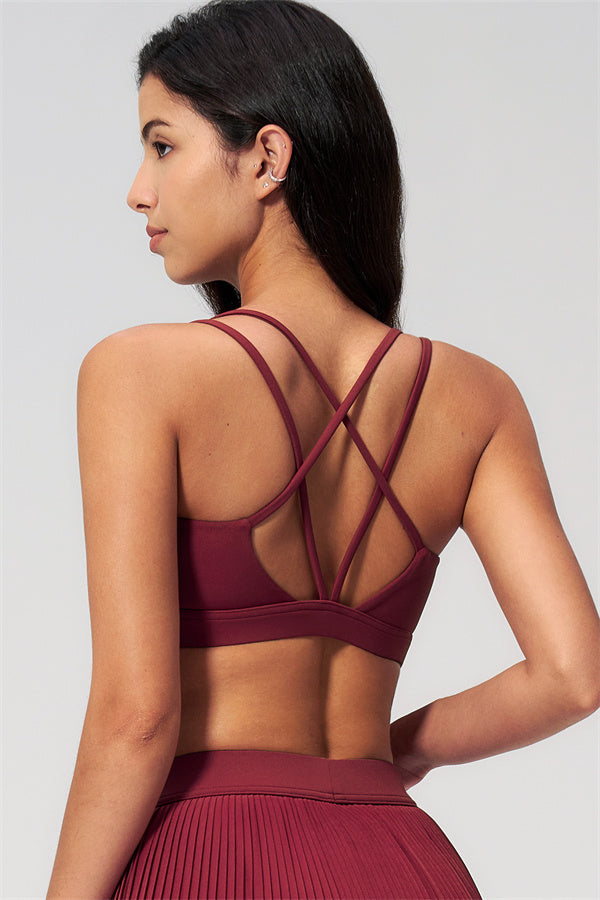 Women's Sports Bra & Tennis Skirt 2-Piece Set — Feminine Athleisure for Every Day