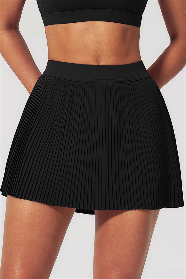 Women's Sports Bra & Tennis Skirt 2-Piece Set — Feminine Athleisure for Every Day