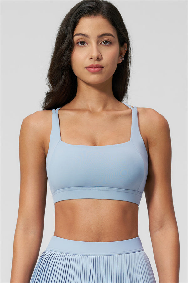 Women's Sports Bra & Tennis Skirt 2-Piece Set — Feminine Athleisure for Every Day