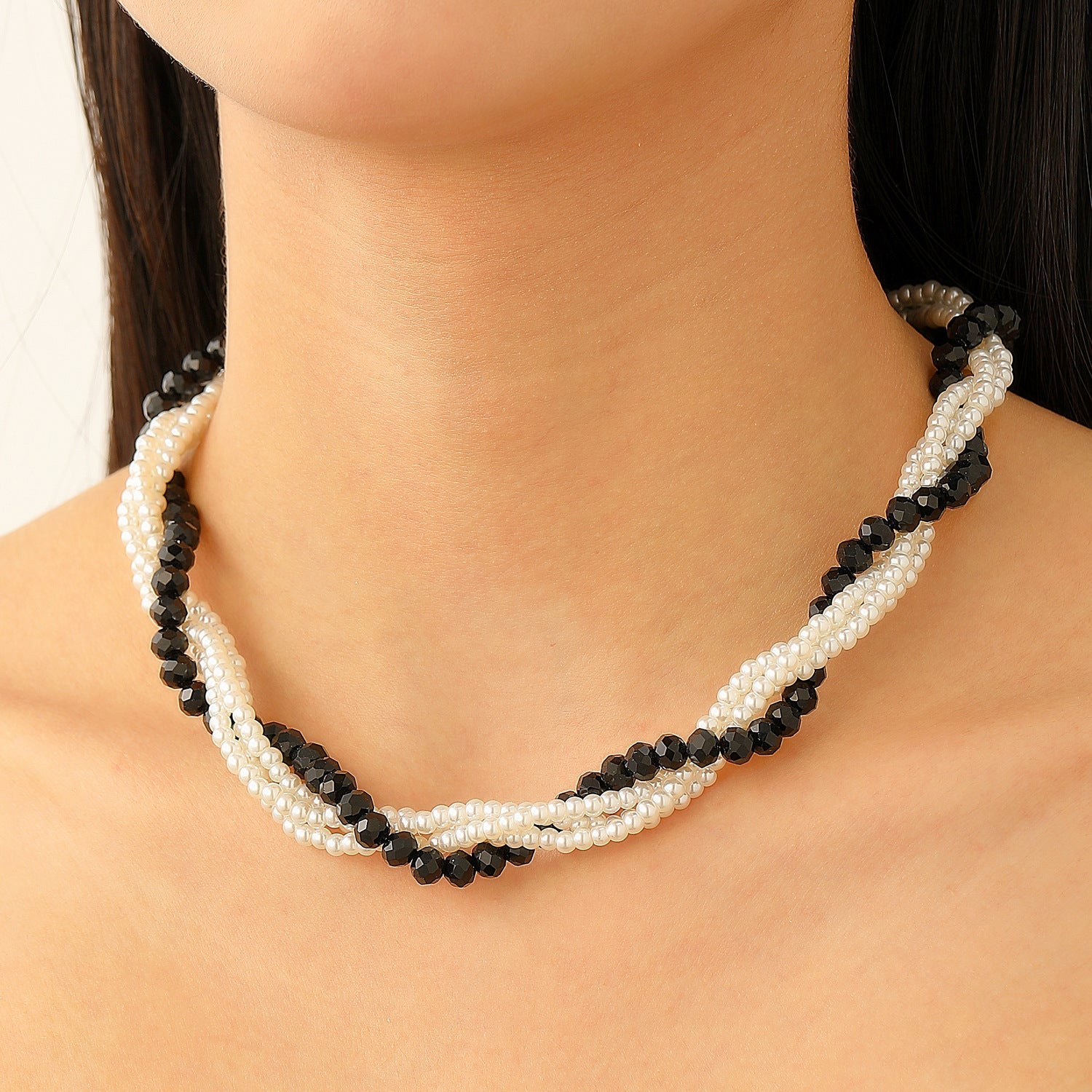 Pearl Female Style Creative Design V-shaped Jewelry Set – Jewelry Set | NonaEve