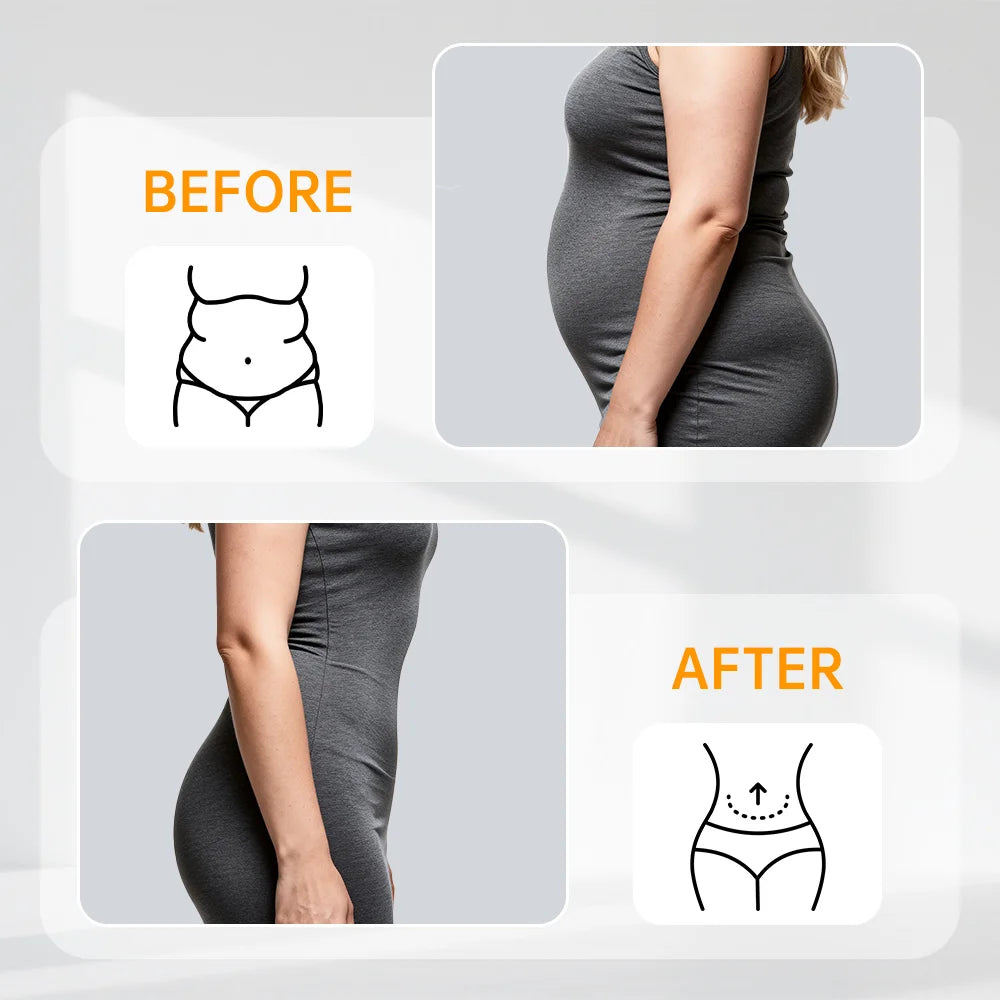 Women's Adjustable Waist Trainer — Double Belt Neoprene Corset for Tummy Control