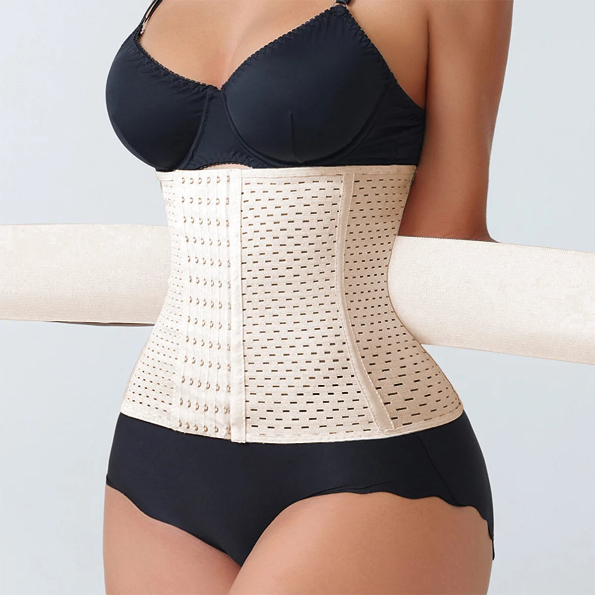 Women's waist trainer full view — slimming activewear gift | NonaEve"