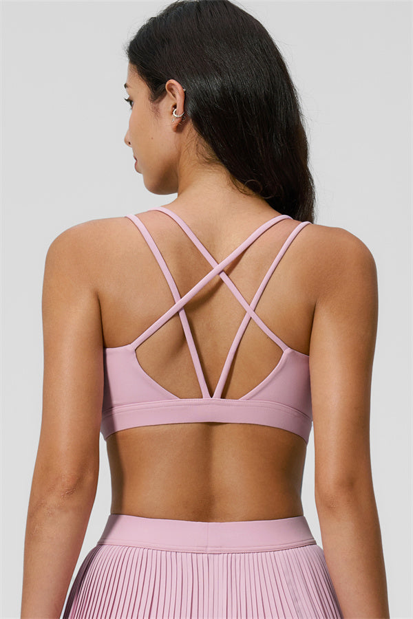 Women's Sports Bra & Tennis Skirt 2-Piece Set — Feminine Athleisure for Every Day