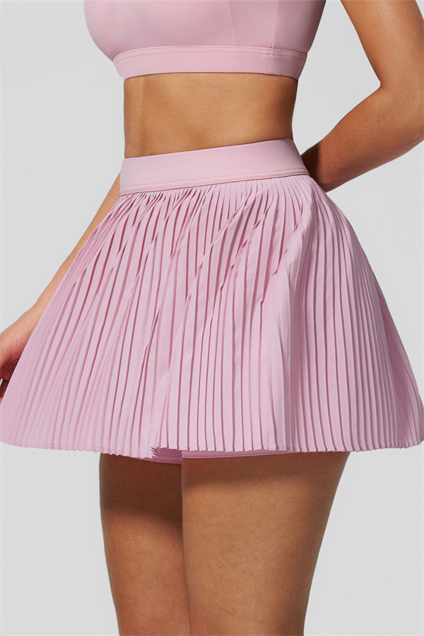 Women's Sports Bra & Tennis Skirt 2-Piece Set — Feminine Athleisure for Every Day