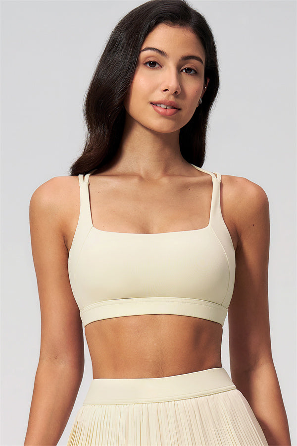 Women's Sports Bra & Tennis Skirt 2-Piece Set — Feminine Athleisure for Every Day