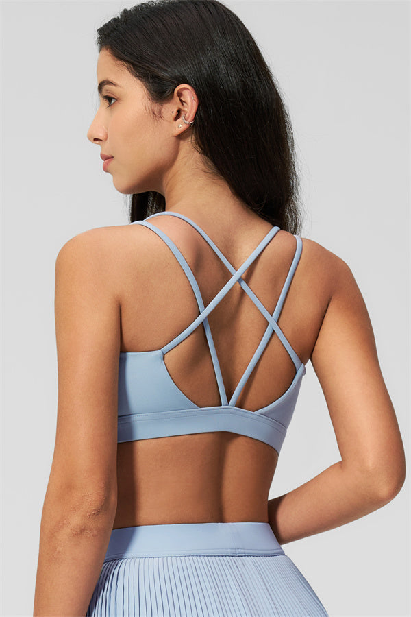 Women's Sports Bra & Tennis Skirt 2-Piece Set — Feminine Athleisure for Every Day