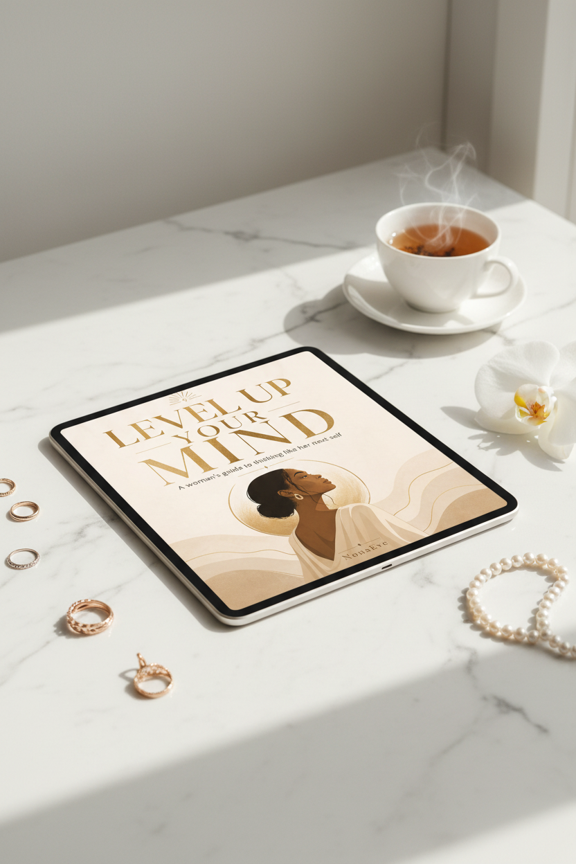 Flat lay marble mockup