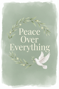 Peace Over Everything — Peace Wall Art Printable – Digital Download | Sparkle Grace Co.