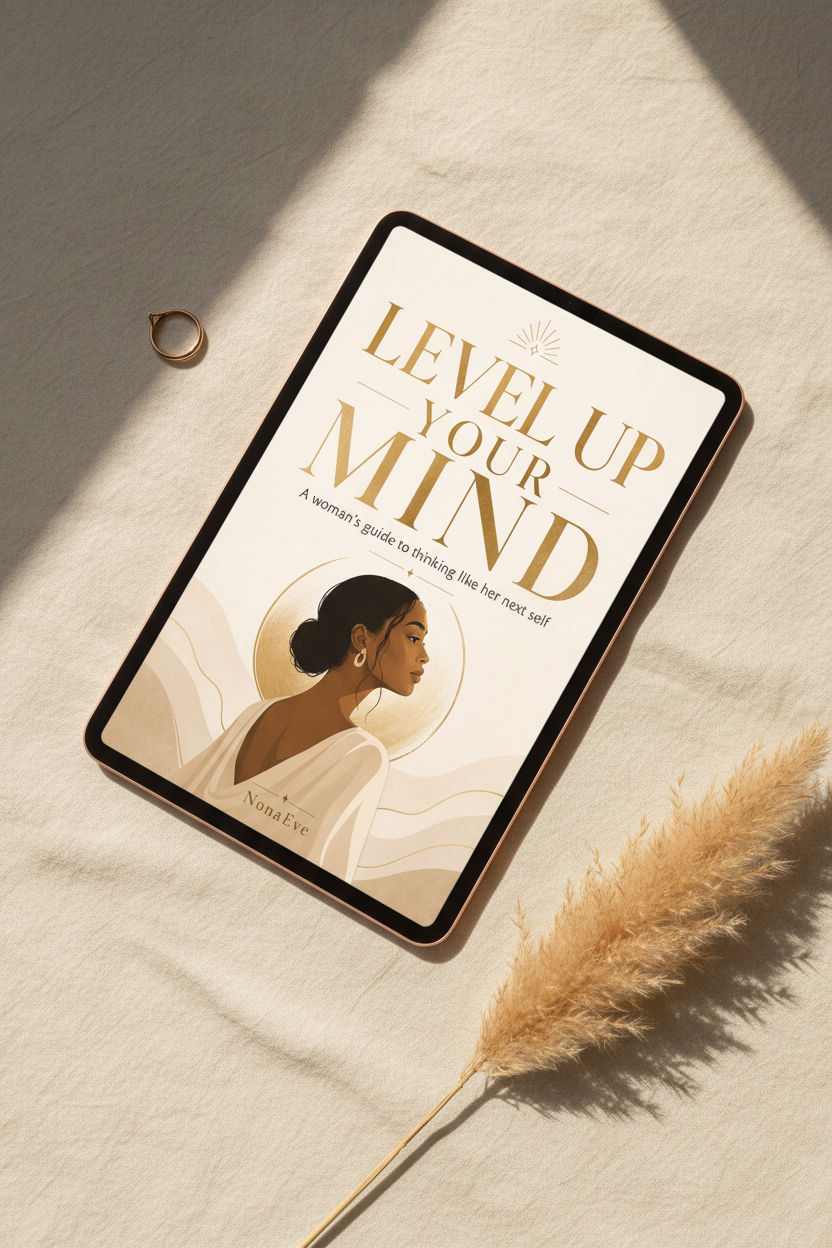 Level Up Your Mind eBook tablet mockup